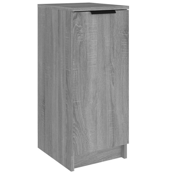 vidaXL Shoe Cabinet Grey Sonoma Engineered Wood Compact Shoe Cabinet
