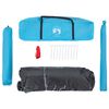 vidaXL Camping Tent Dome 4-Person Blue Quick Release