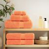 vidaXL Soap Towel Set of 2 Orange 100% Cotton 11.8 x 11.8 in