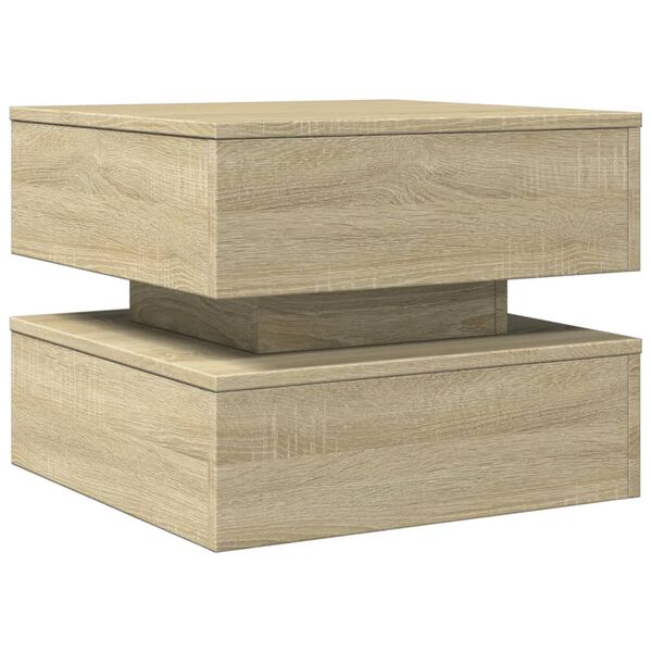 vidaXL Coffee Table Sonoma oak Engineered wood Medium Coffee Table