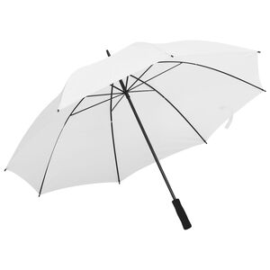 vidaXL Umbrella White 190T PG fabric Standard Foldable Umbrella