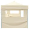 vidaXL Folding Pop-up Party Tent with 5 Sidewalls 9.8x29.5' Cream