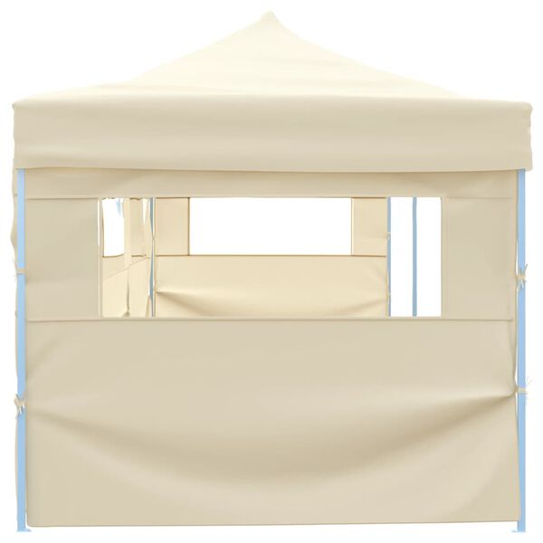 vidaXL Folding Pop-up Party Tent with 5 Sidewalls 9.8x29.5' Cream