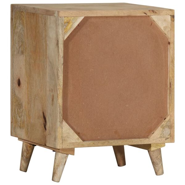 vidaXL Bedside Cabinet Multicolored wood finish