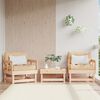 vidaXL Garden Chair Natural wood Solid pine wood Standard Modular
