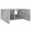 vidaXL TV Wall Cabinet Concrete grey Engineered wood TV Wall Cabinet