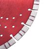 vidaXL Diamond Cutting Disc with Turbo and Holes Steel 13.78 "
