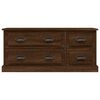 vidaXL TV Cabinet Brown Oak Engineered Wood Medium TV Cabinet