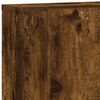 vidaXL TV Wall Unit Smoked Oak Engineered Wood TV Wall Unit Rectangular