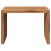 vidaXL Garden Side Table Brown 50 x 32.5 x 35 cm Solid teak wood