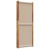vidaXL 4-Panel Room Divider Taupe 110.2"x70.9"