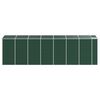 vidaXL Garden Shed Green Galvanized steel Large Garden Shed