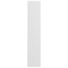 vidaXL Wall Shoe Cabinets 2 pcs White 23.6"x7.1"x35.4" Engineered Wood