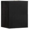vidaXL Bathroom Hanging Cabinet Black Engineered Wood Compact