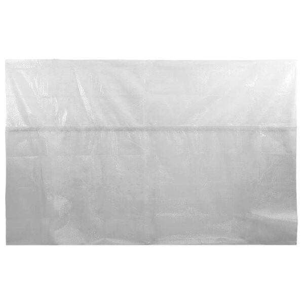vidaXL Pool Cover Gray Thick PE film with air chambers 118.1 x 78.7 in