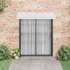 vidaXL Door Canopy Gray and Transparent
