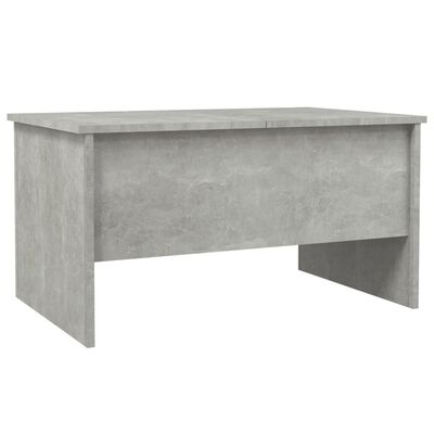 vidaXL Coffee Table Concrete Gray 31.5"x19.7"x16.7" Engineered Wood