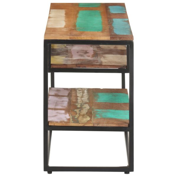 vidaXL TV Cabinet Mixed color Solid reclaimed wood 51.2 x 11.8 x 17.7 in