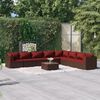vidaXL Garden Lounge Set Brown