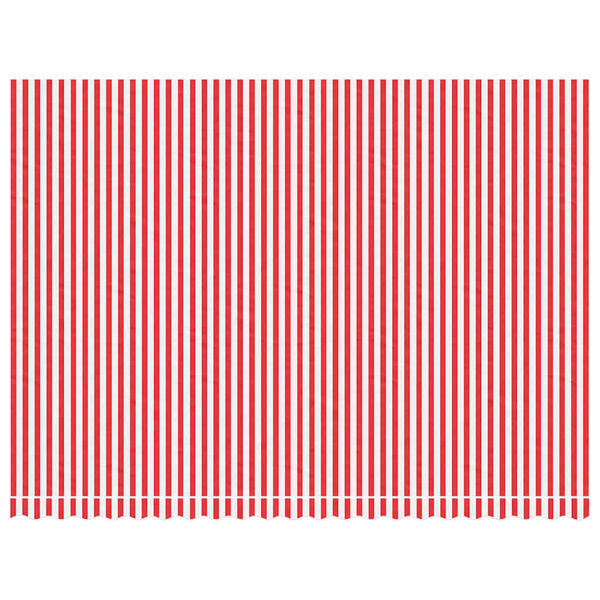 vidaXL Replacement Awning Fabric Red and white