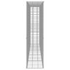 vidaXL Gabion Wall with Cover Galvanized Steel 118.1"x19.7"x78.7"