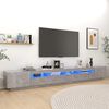 vidaXL TV Cabinet Concrete gray Engineered wood Large TV Cabinet