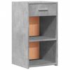 vidaXL Bedside Cabinet Set of 2 Concrete Grey Engineered Wood Medium