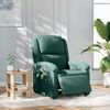 vidaXL Electric Massage Recliner Chair Dark Green Velvet Large
