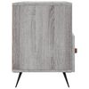 vidaXL TV Cabinet Grey Sonoma Engineered wood, Iron Medium TV Cabinet