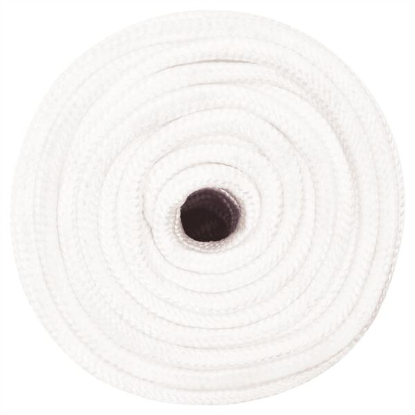 vidaXL Boat Rope Full White 0.47 " 820.2 ' Polypropylene