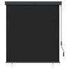 vidaXL Roller Shade Anthracite Polyester with PA Coating 55.1x98.4in
