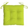 vidaXL Chair Cushion Set of 6 Bright green Oxford fabric (100% polyester)