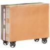 vidaXL Sideboard Multicolor Solid reclaimed wood 31.5 x 11.8 x 27.6 in