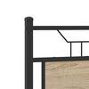 vidaXL Bed Frame Sonoma Oak Engineered wood, Steel Full Bed Frame