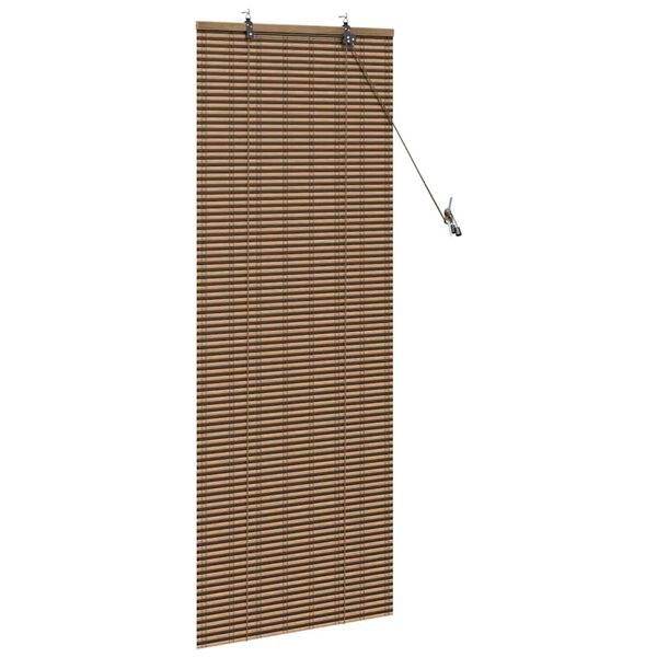 vidaXL Window Blind Geometric Brown 60 x 160 cm bamboo