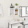 vidaXL Bathroom Wall Cabinet White Engineered wood Medium