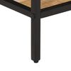 vidaXL Coffee Table Natural wood color Solid rough mango wood, Iron Medium