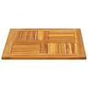 vidaXL Table Top Natural Wood Solid acacia wood Medium Durable