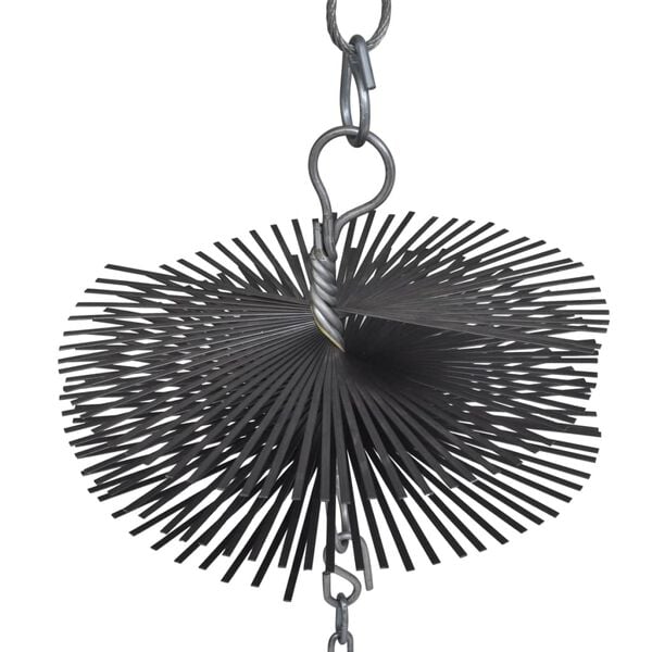 vidaXL Round Chimney Cleaning Brush 7.9" Diameter