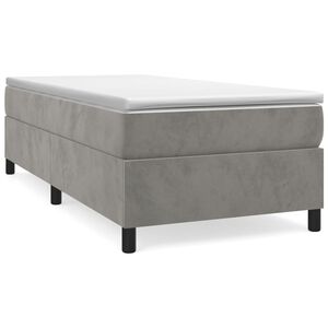 vidaXL Bed Frame Light Grey