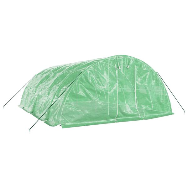 vidaXL Greenhouse Green Polyethylene Large UV-resistant materials