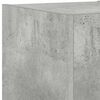 vidaXL TV Wall Cabinet Concrete grey Engineered wood Standard