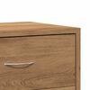 vidaXL Bedside Cabinet Set of 2 Artisan Oak Engineered Wood Small