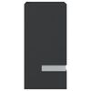 vidaXL Outdoor Wall Light Black Stainless Steel, PC (polycarbonate) Medium