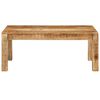 vidaXL Coffee Table Brown Solid Mango Wood 39.4 in x 21.7 in x 15.7 in