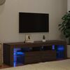vidaXL TV Cabinet Brown Oak Engineered Wood Large TV Cabinet
