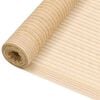 vidaXL Privacy Net Beige 3.9‘x32.8‘ HDPE 0.245 oz/ft²