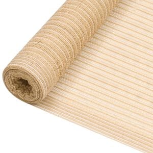 vidaXL Privacy Net Beige 3.9‘x32.8‘ HDPE 0.245 oz/ft²
