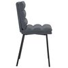 vidaXL Dining Chair Set of 6 Dark Gray