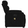 vidaXL Electric Stand up Massage Recliner Chair Black Velvet